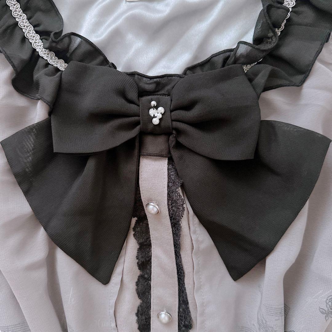 axes femme ビッグリボン キャミソール フリル 平成 y2kバレエコア