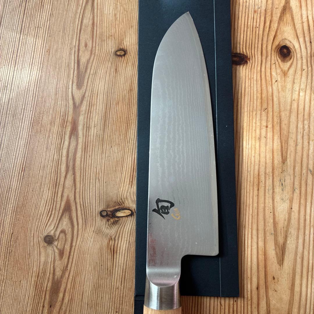 貝印旬classic white santoku 175mm DM0702w