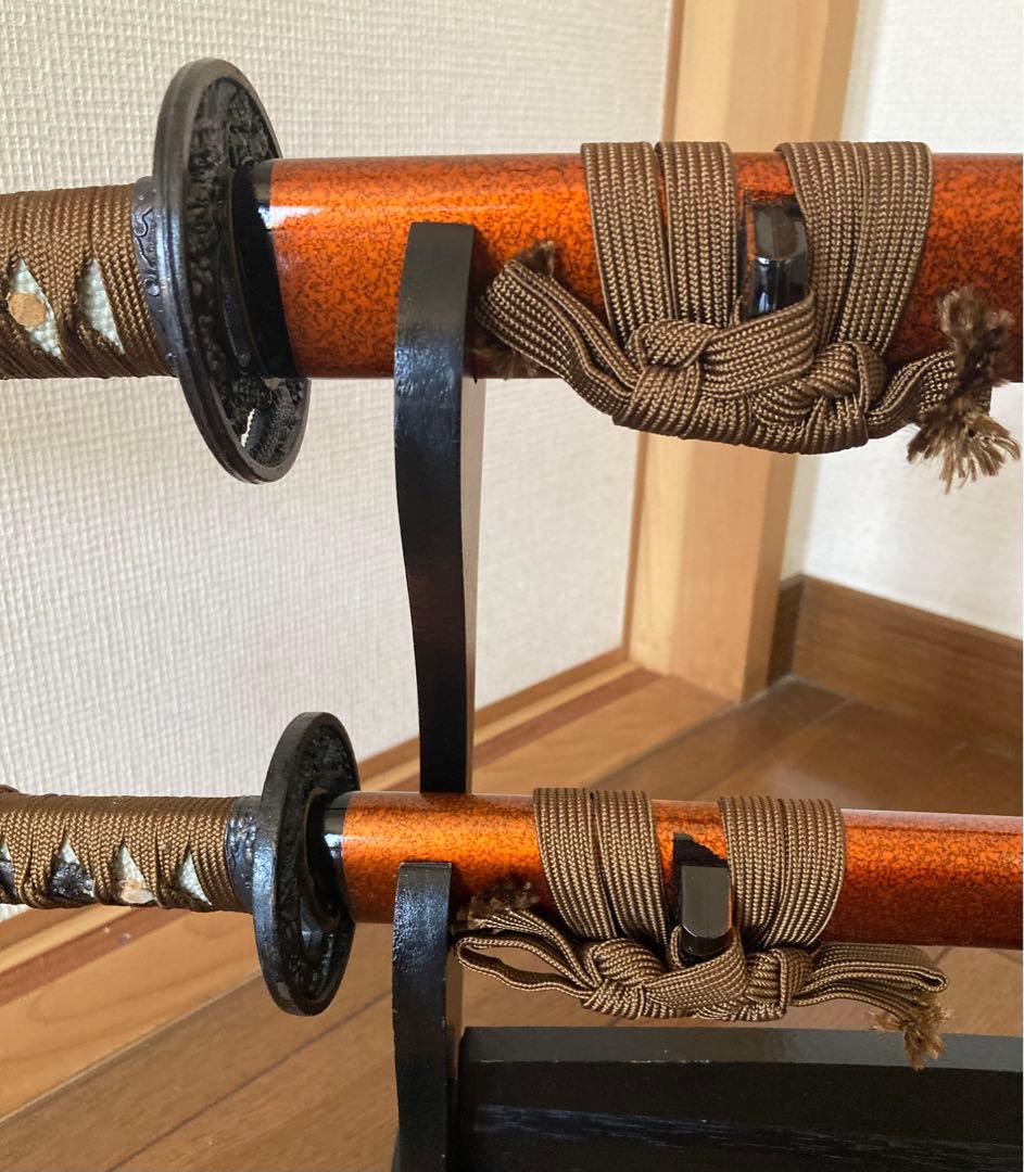 五月人形付属品　模造刀　刀台