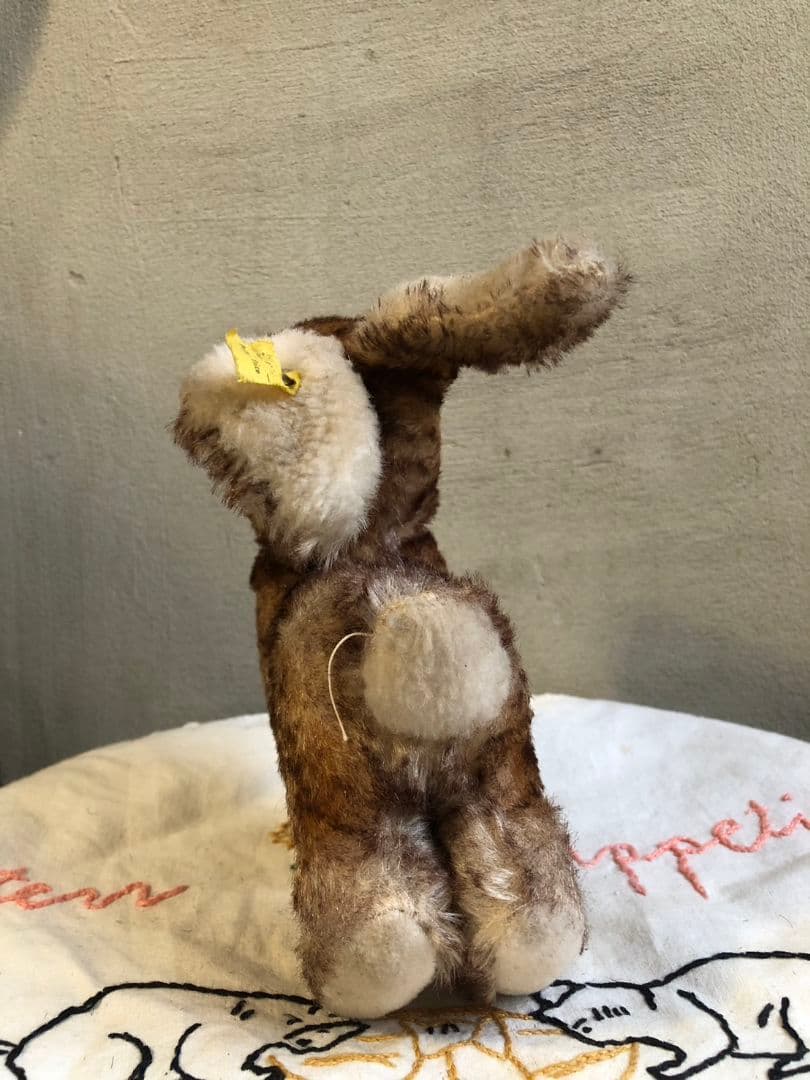 アンティーク シュタイフ 大きいお目々のうさぎちゃん ドイツ製 Steiff