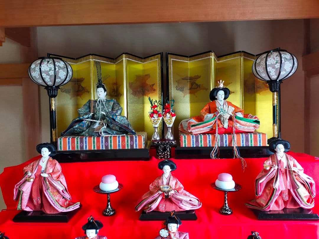 お雛様　東京・久月　よろこび雛　七番七寸揃　八段飾り