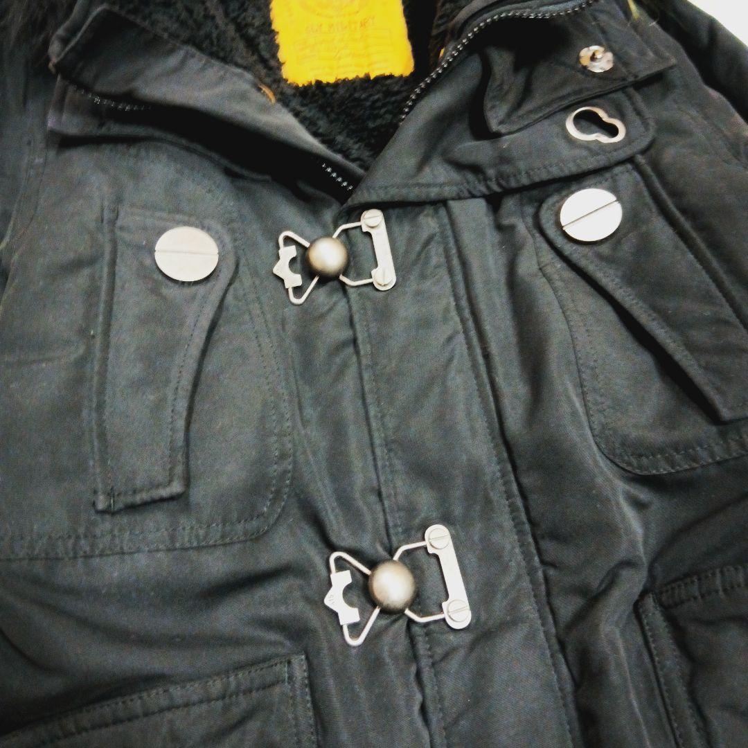 SLY スライ ラクーンファーモッズコート フェアリーグランジ ブラック Y2K