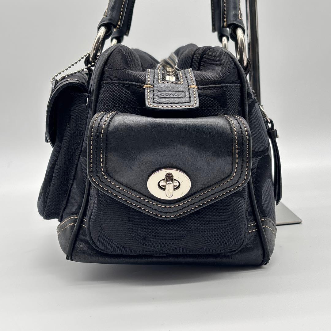 バッグ COACH VINTAGE Gallery Pocket Satchel Bag