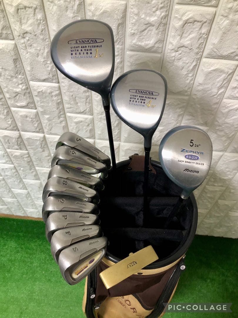 初心者おすすめ☆レディース ゴルフクラブセット☆ミズノ☆キャディバッグ付