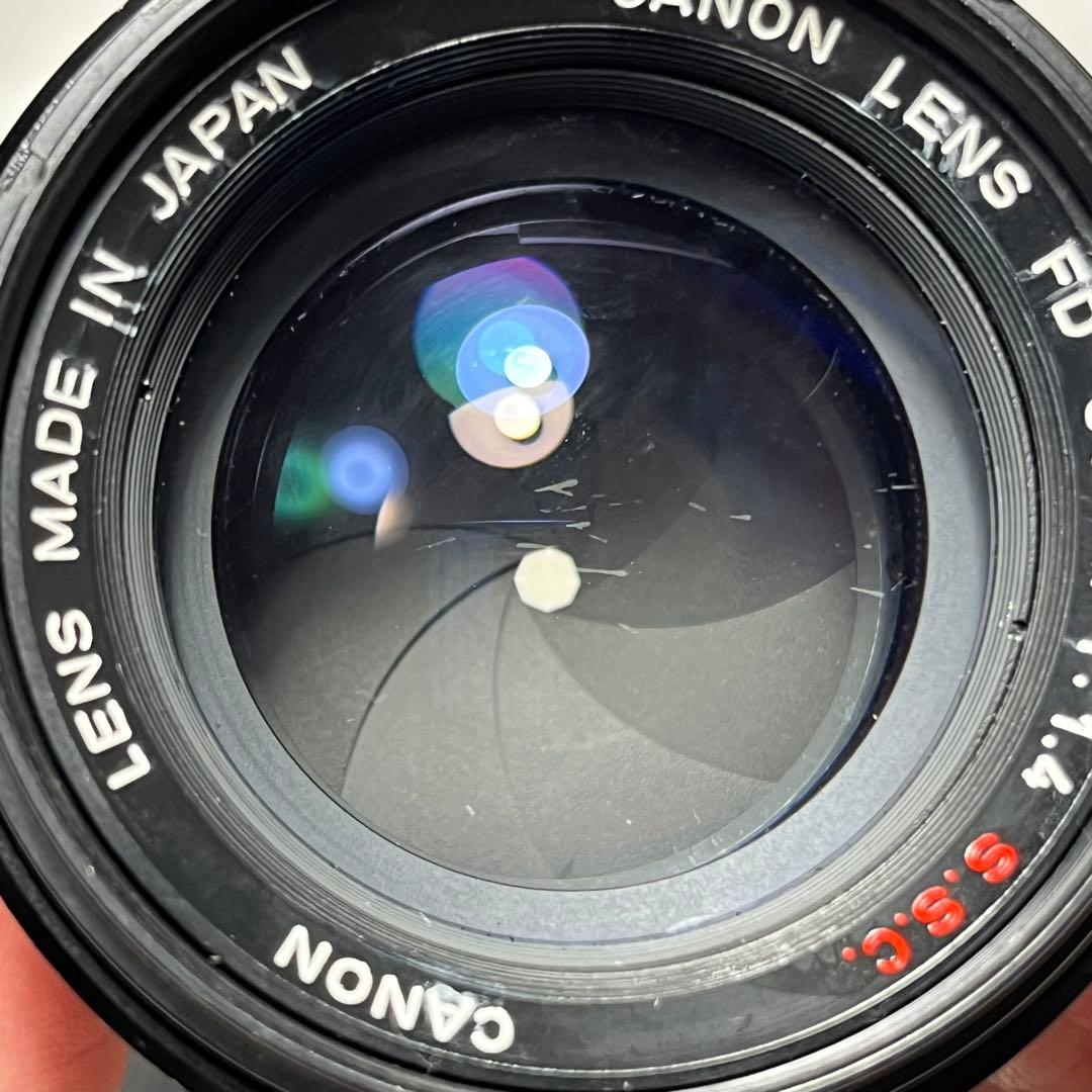 キヤノン Canon F-1 前期型 FD 50mm F1.4 S.S.C.