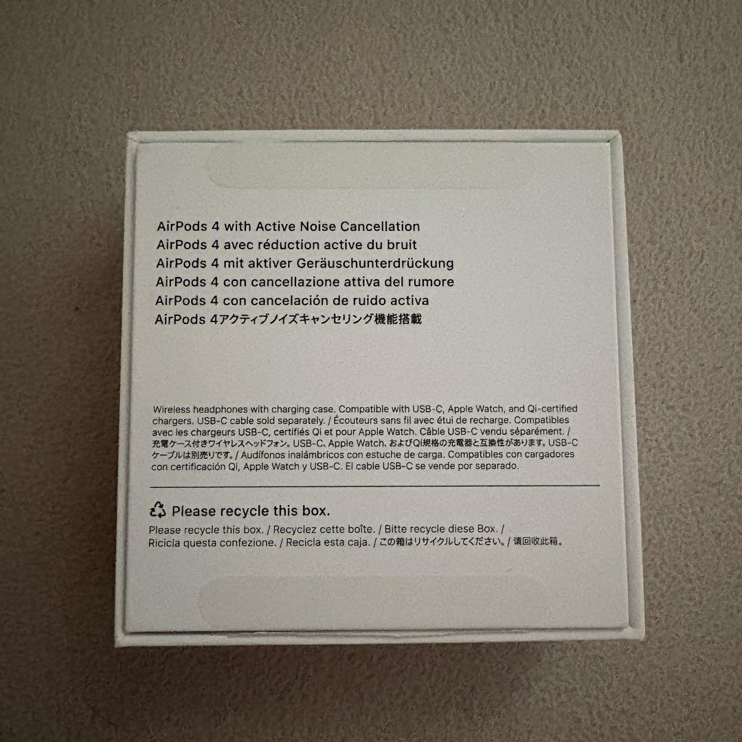 AirPods 4 ノイズキャンセリング搭載モデル
