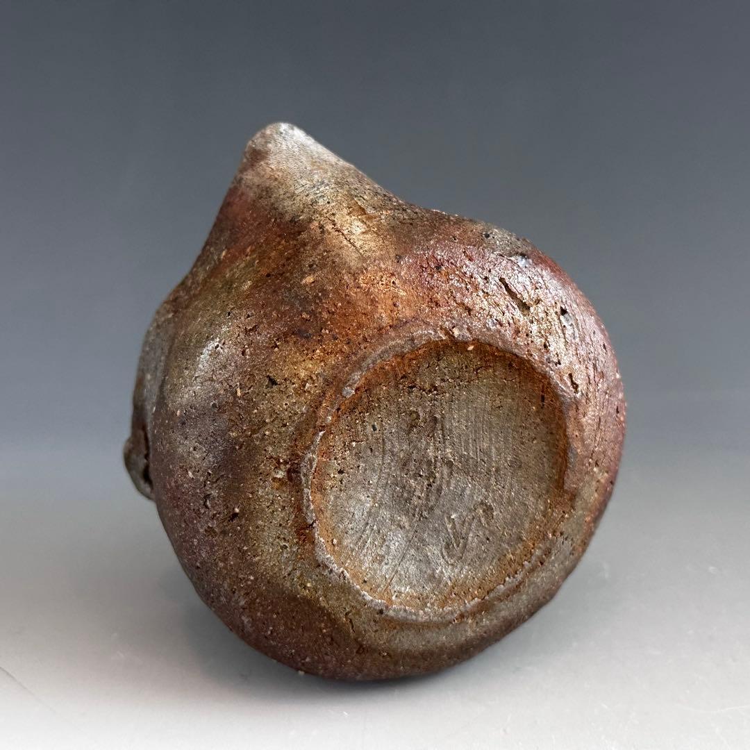 煎茶道具　備前焼　宝瓶　森宝山　陶芸　急須　骨董　アンティーク　煎茶器