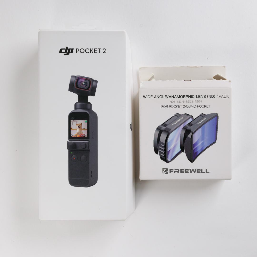 DJI Pocket 2 本体 + Doitallハンドル + NDフィルター