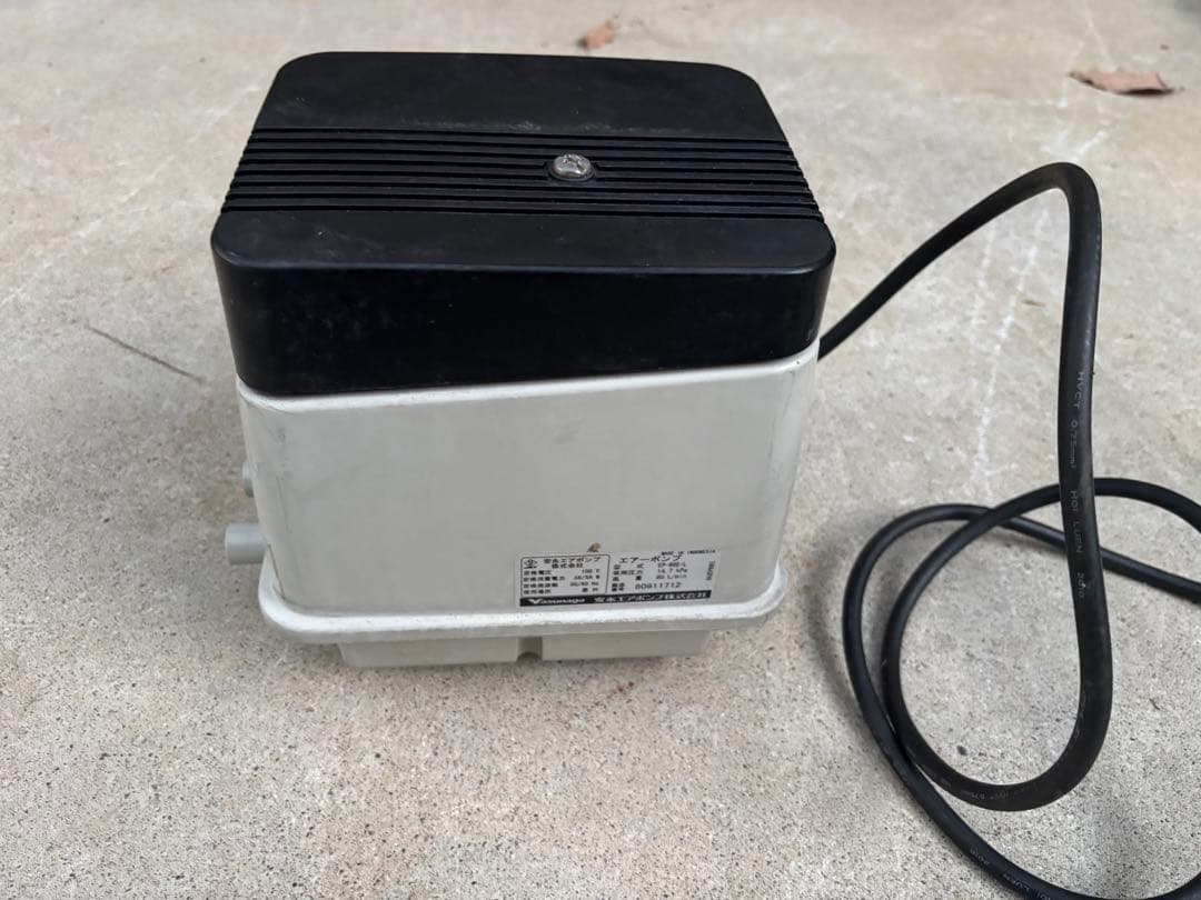 美品　安永　エアーポンプ　ブロワ　EP-80E-L 浄化槽　オーバーホール済み