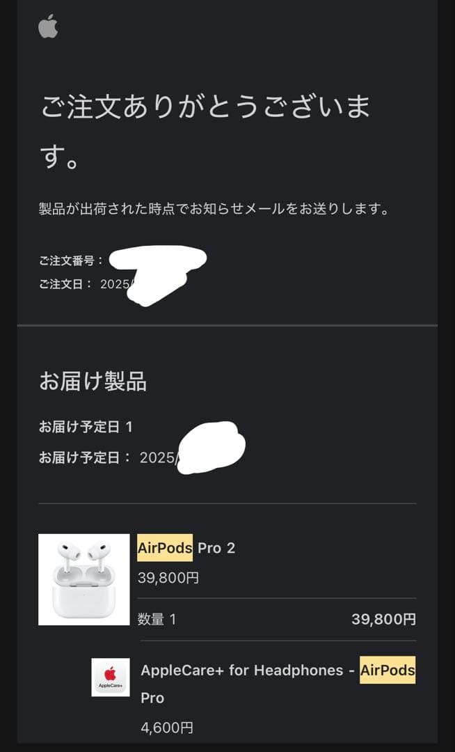 AirPods Pro （2nd generation） 2025年購入