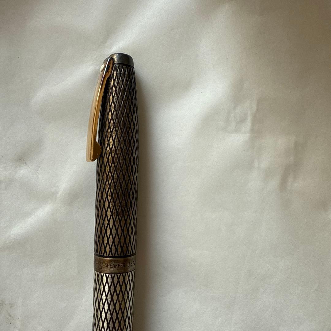 SHEAFFER 万年筆 STERLING SILVER インペリアル 14K