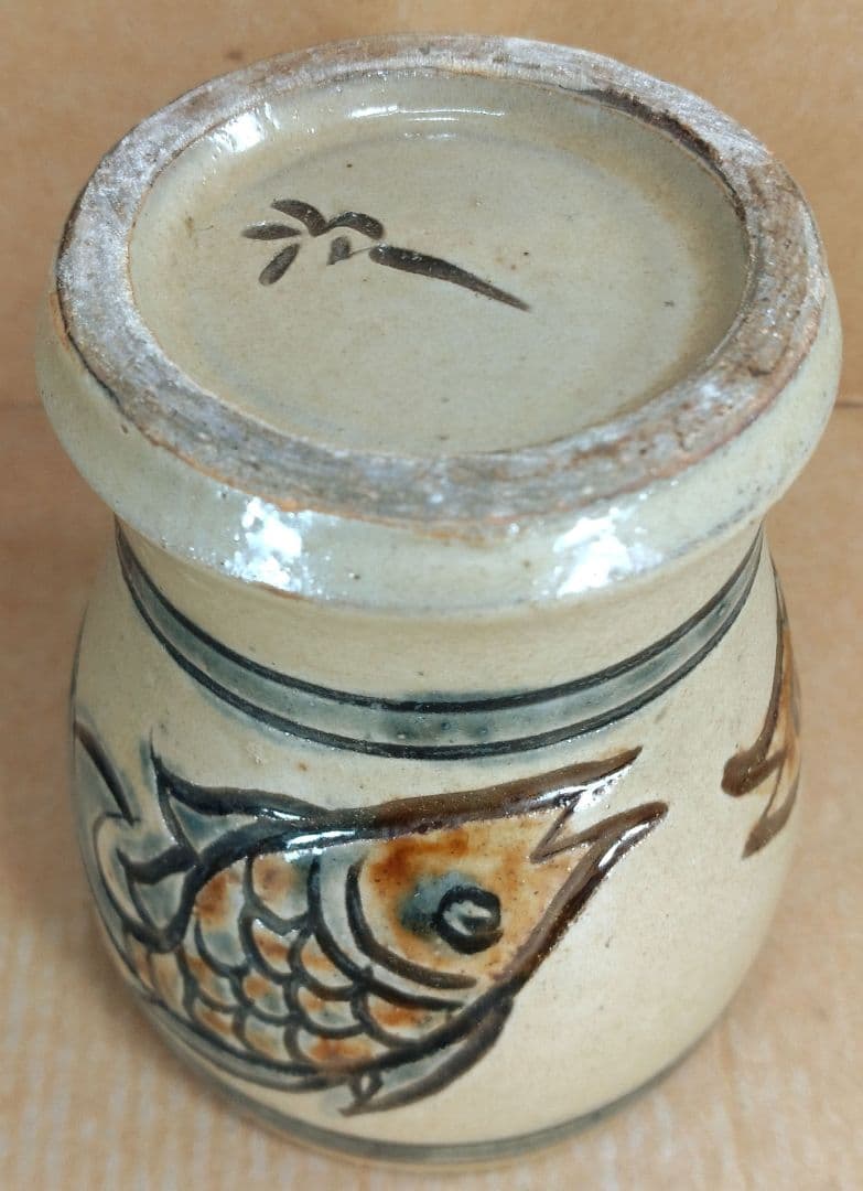 最高傑作【本物保証】人間国宝 金城次郎 壷屋焼ゴブレット 栞 共箱 美品 壺屋焼