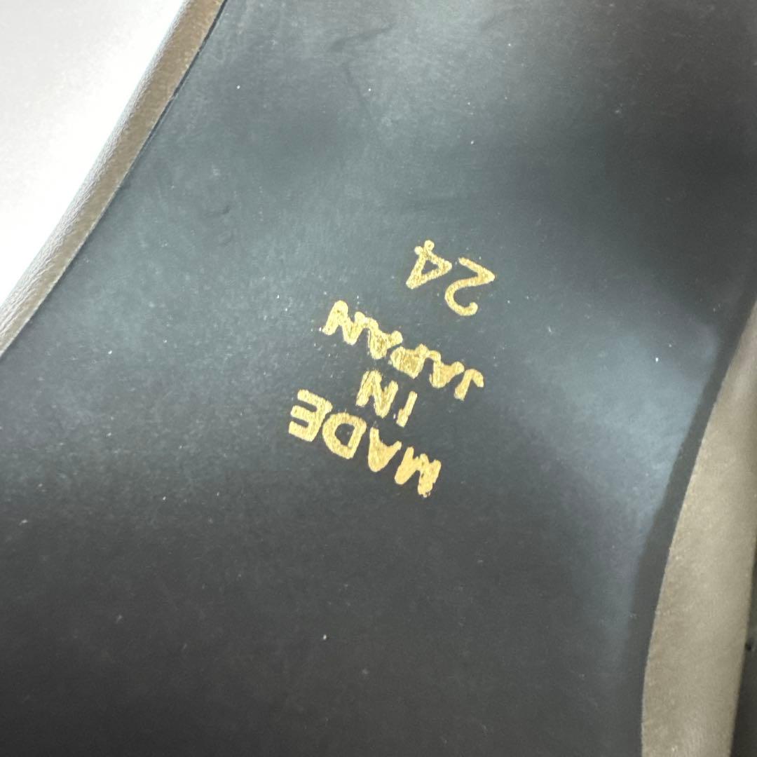 FURUYA フルヤ　ロングブーツ　ブラウン　ストレート　24cm レザー　本革