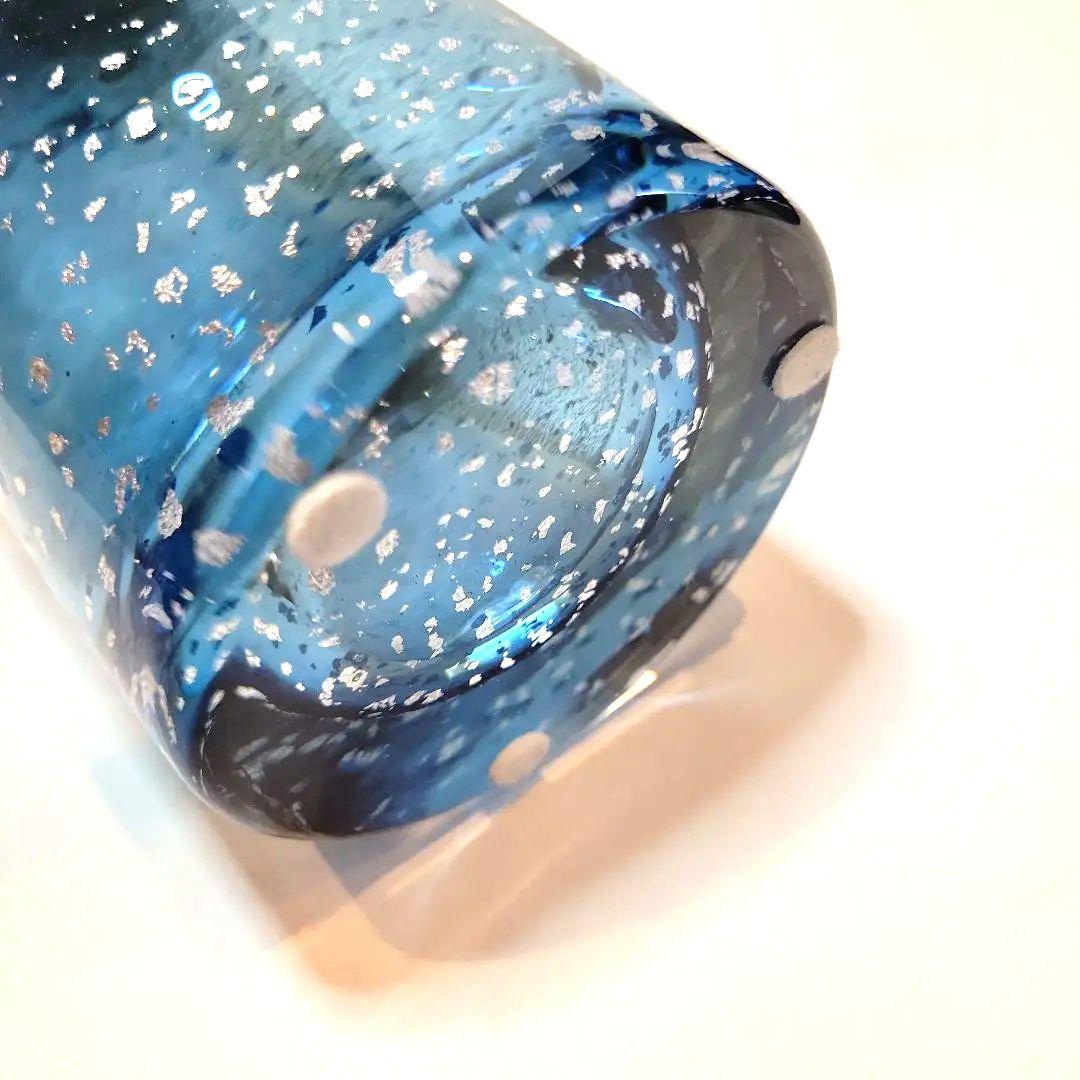 東洋 佐々木ガラス 花瓶 花模様 金箔 東京都知事指定 伝統工芸品