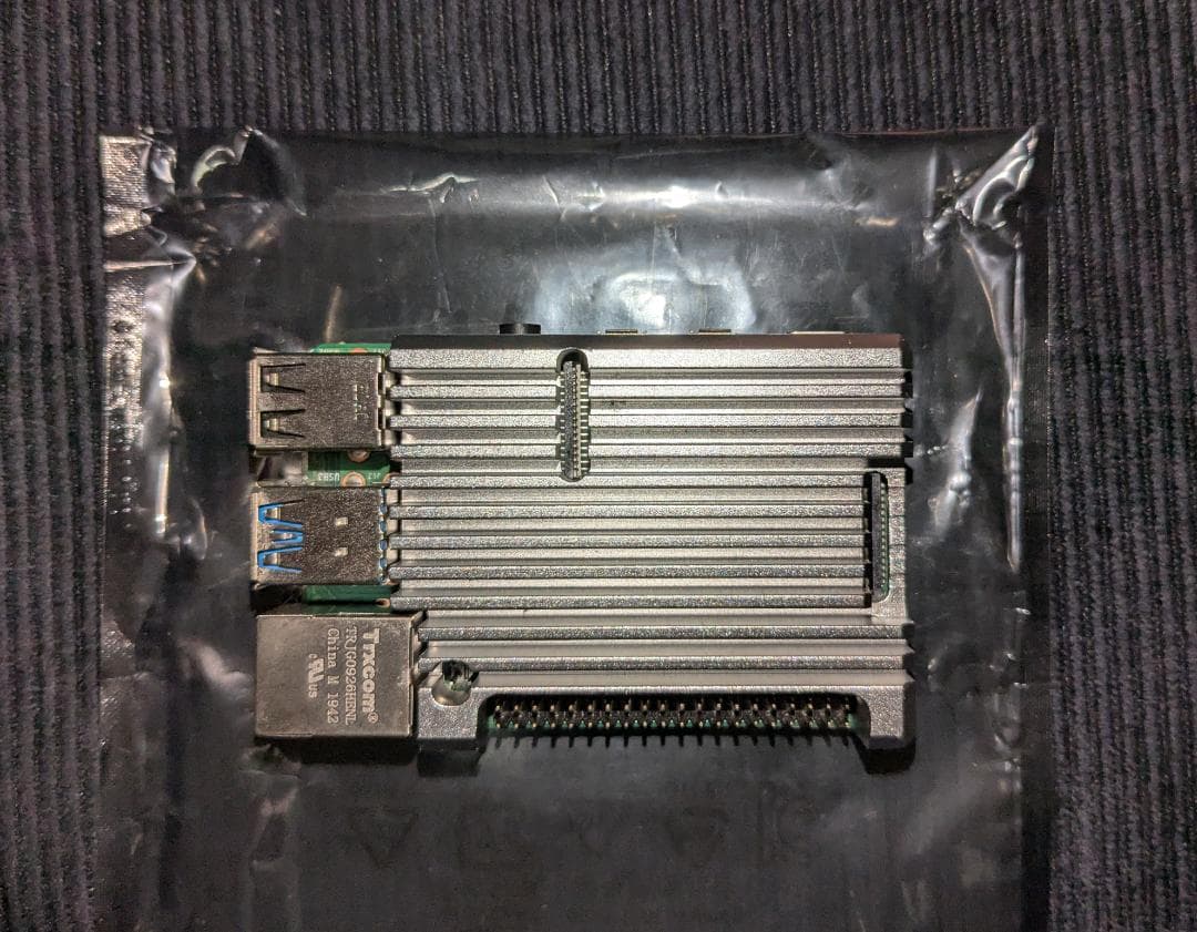 raspberry pi 4 B 4GB RAM OKdo製　アルミケース付き