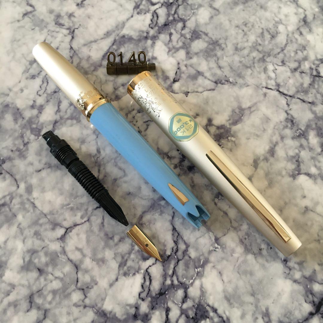 #0140 オーバーホール済み 万年筆 SAILOR ショート21k