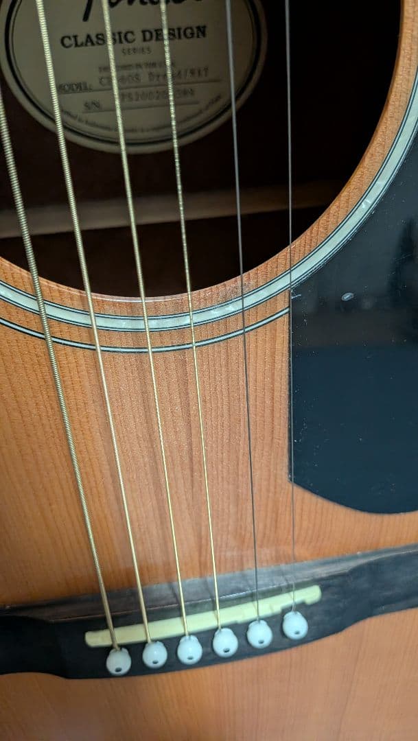 ヒソカ Fender CD-60S アコースティックギター