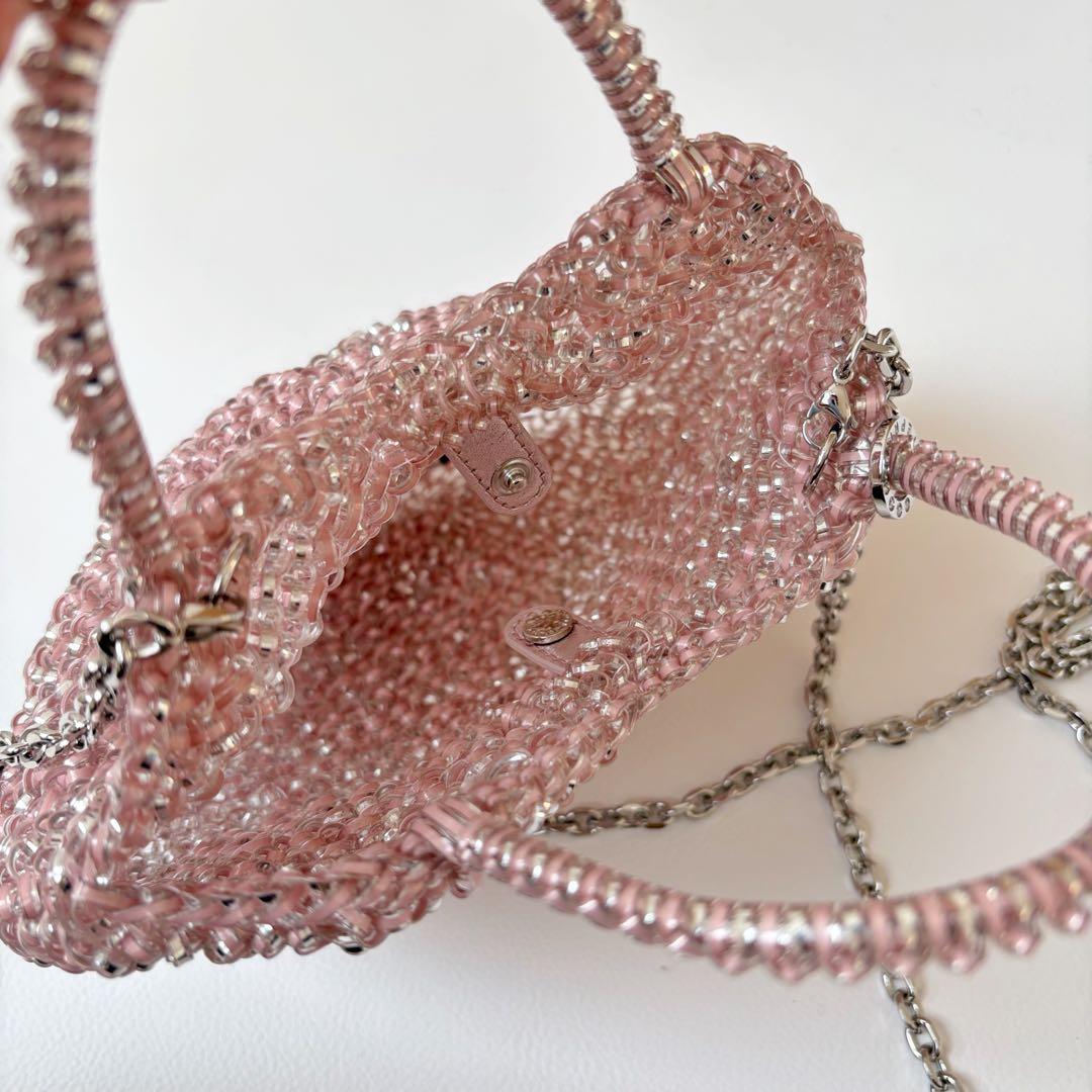 現行品　アンテプリマ　クオーリ　フラミンゴシルバー　2way チェーン付き