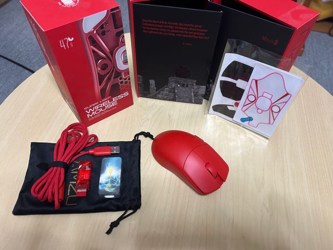 マウス・トラックボール lamzu maya red