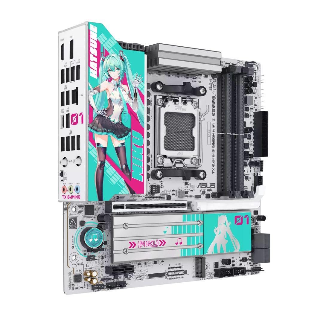 ASUS TX GAMING B850M 初音ミクコラボ マザーボード