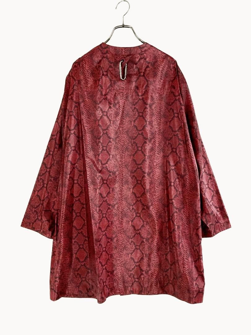 新品 White Mountaineeringパイソンノーカラーコート 1