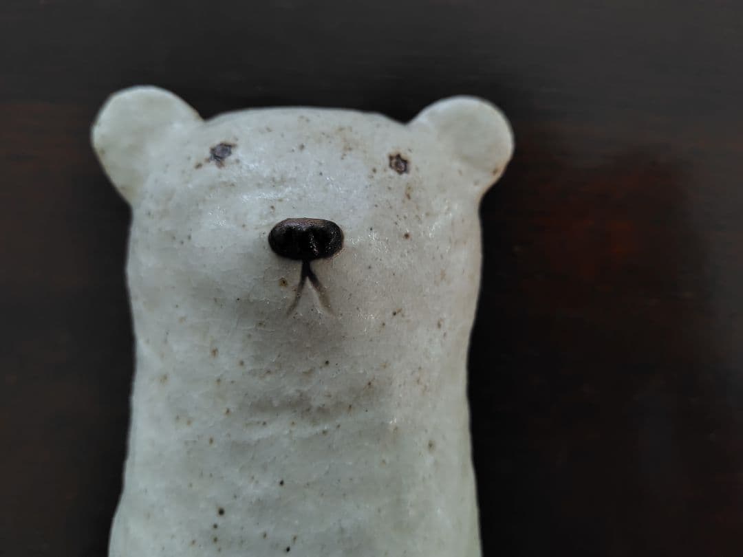 金成潤子　クマの花器とコーヒードリッパー