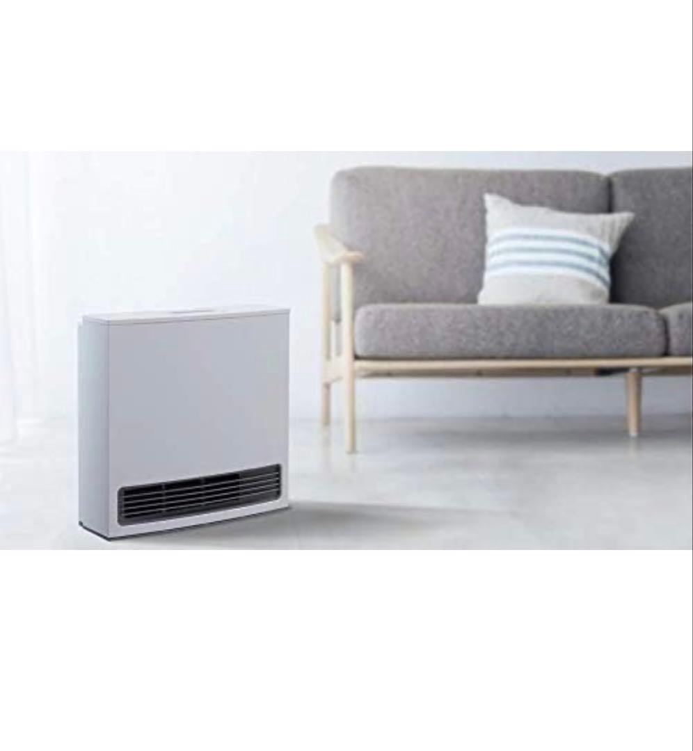 【新品】ノーリツ ガスファンヒーター 都市ガス　スノーホワイト15畳