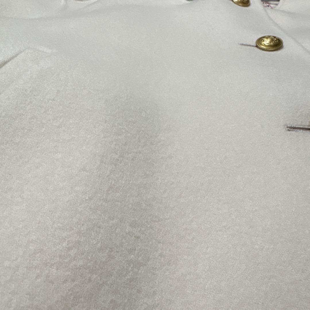 ウールリバーノーカラーコート