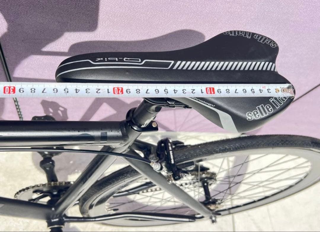 LEADER シングルスピードバイクブラック1805TR 状態良