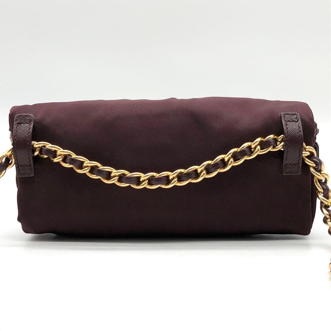 ✨極希少・美品✨プラダ チェーンウエストバッグ 三角ロゴ キルティング ナイロン