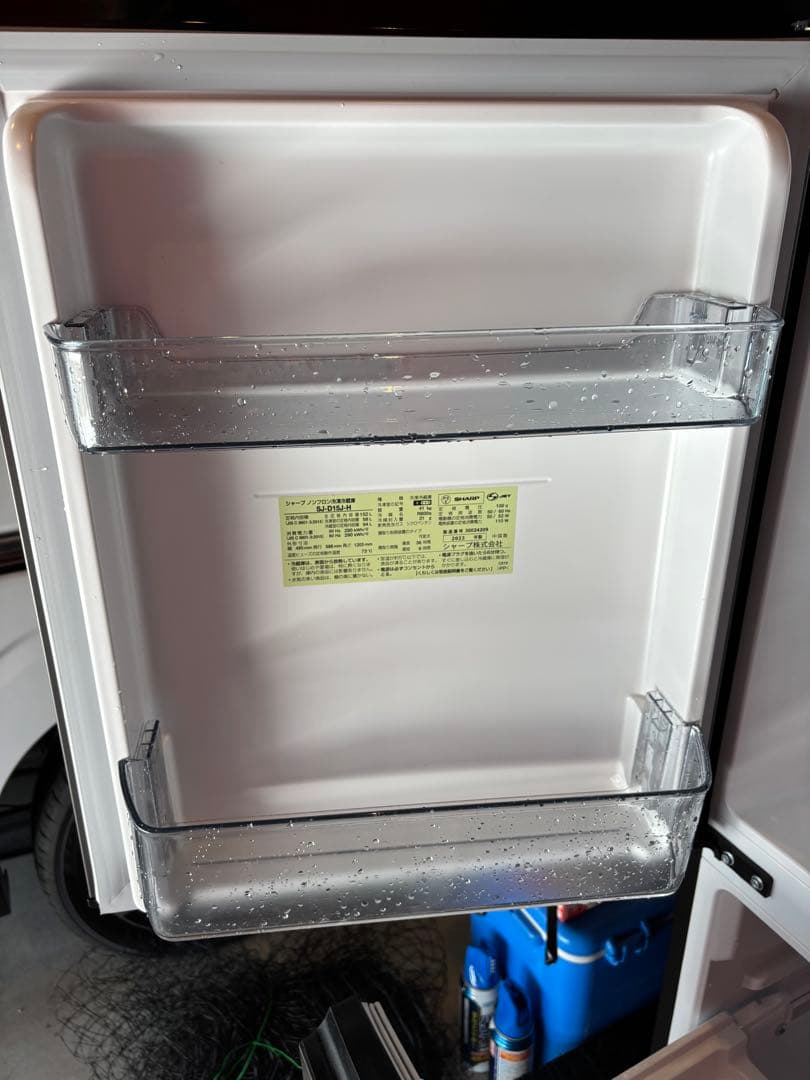 2023年製 冷蔵庫シャープノンフロンSJ-D15J-H