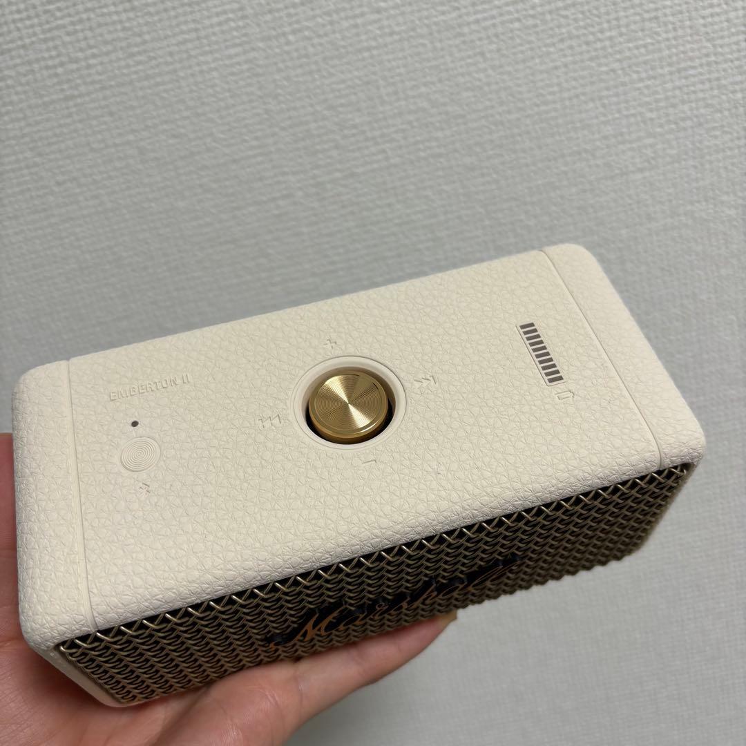Marshall ワイヤレススピーカー ホワイト EMBERTON Ⅱ