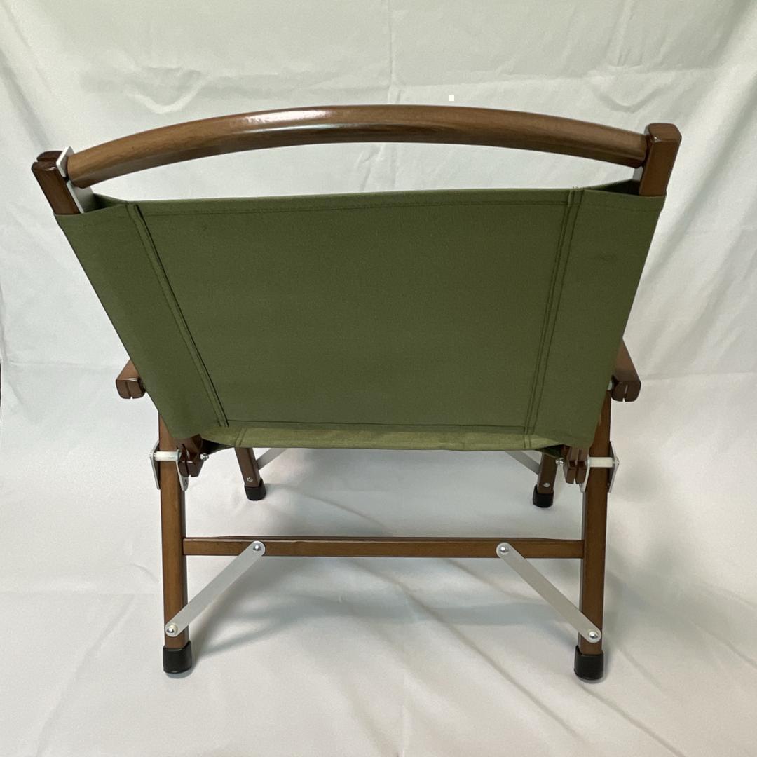 オーク材 カーミットチェア同規格品 ウォールナット カーミット風 グリーン 新品