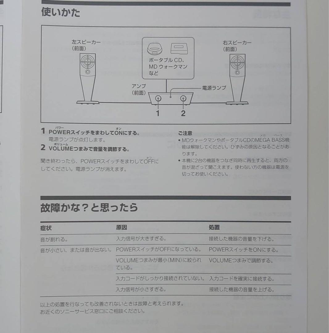 SONY アクティブスピーカーシステム SRS-Z1