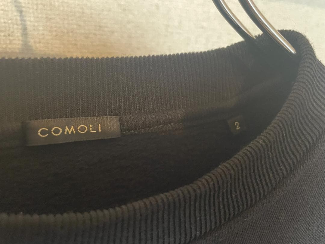 COMOLI 26SS コットン裏毛 クルーネック サイズ2