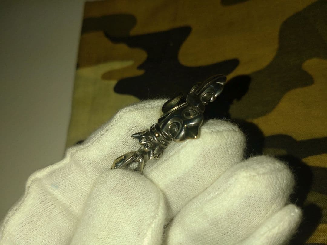 ロードキャメロット百合王冠十字トップ☆オマケ、チェーン 50cm♪シルバー925