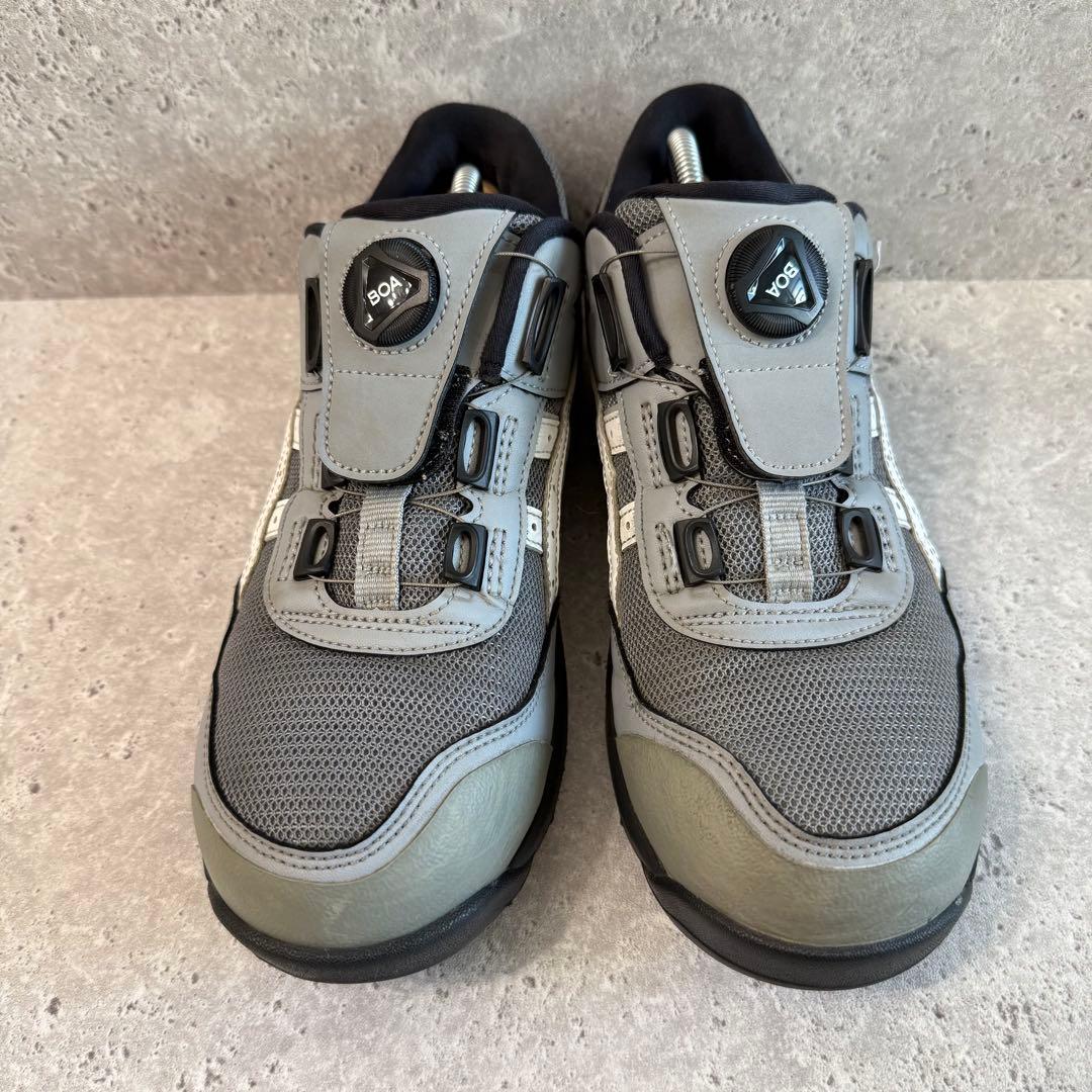 ASICS 安全靴 JSAA A種 BOA ダイヤル式 グレー 25.5cm