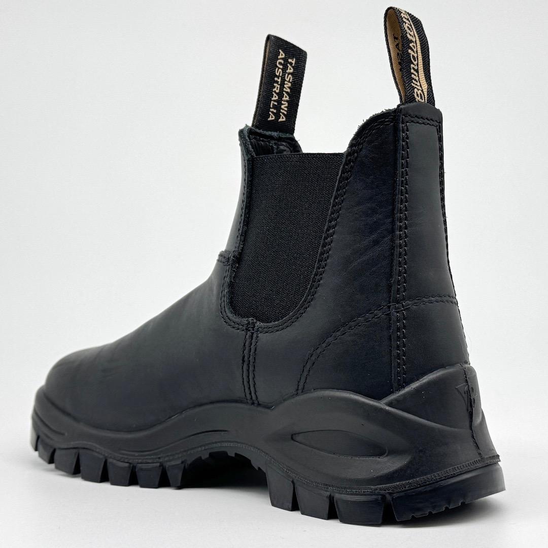 美品 Blundstone ブランドストーン ラグブーツ サイドゴア 3 黒