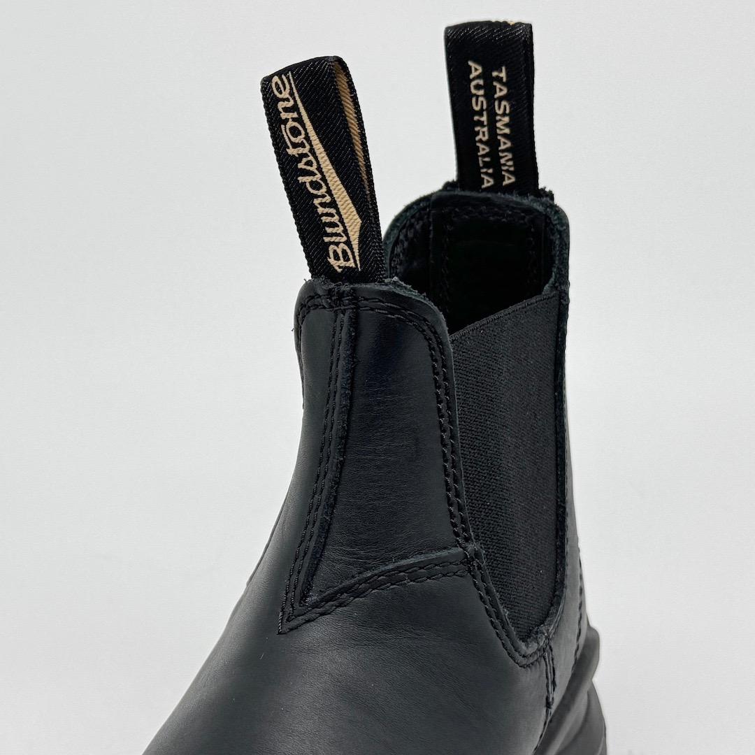 美品 Blundstone ブランドストーン ラグブーツ サイドゴア 3 黒