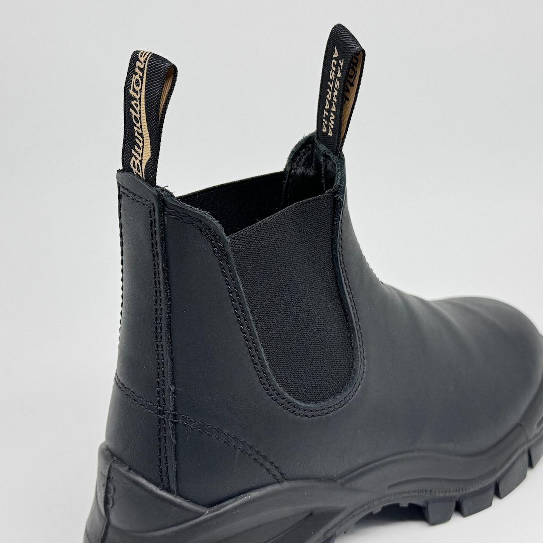 美品 Blundstone ブランドストーン ラグブーツ サイドゴア 3 黒