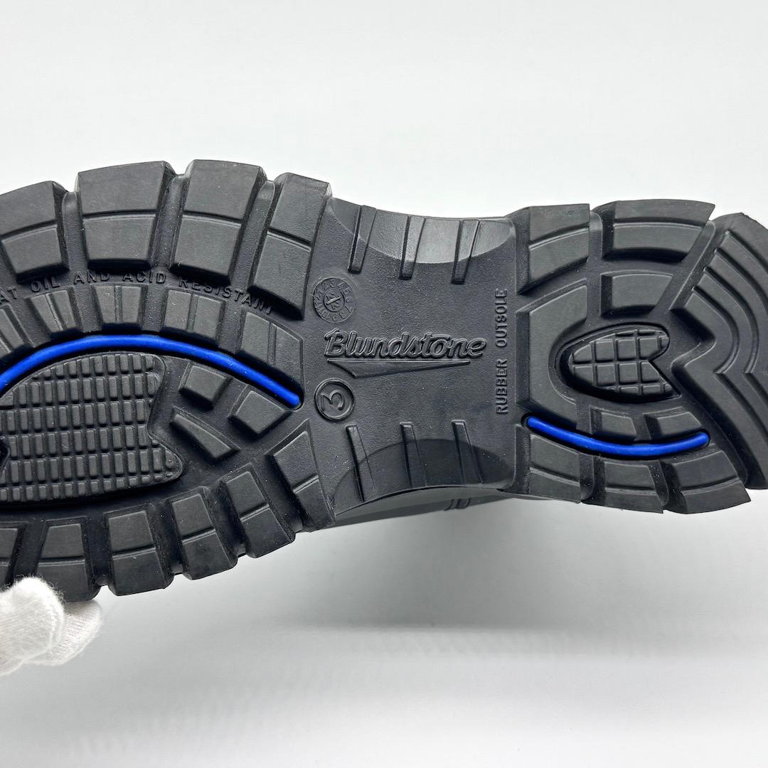 美品 Blundstone ブランドストーン ラグブーツ サイドゴア 3 黒