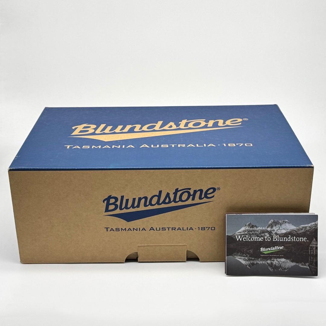 美品 Blundstone ブランドストーン ラグブーツ サイドゴア 3 黒