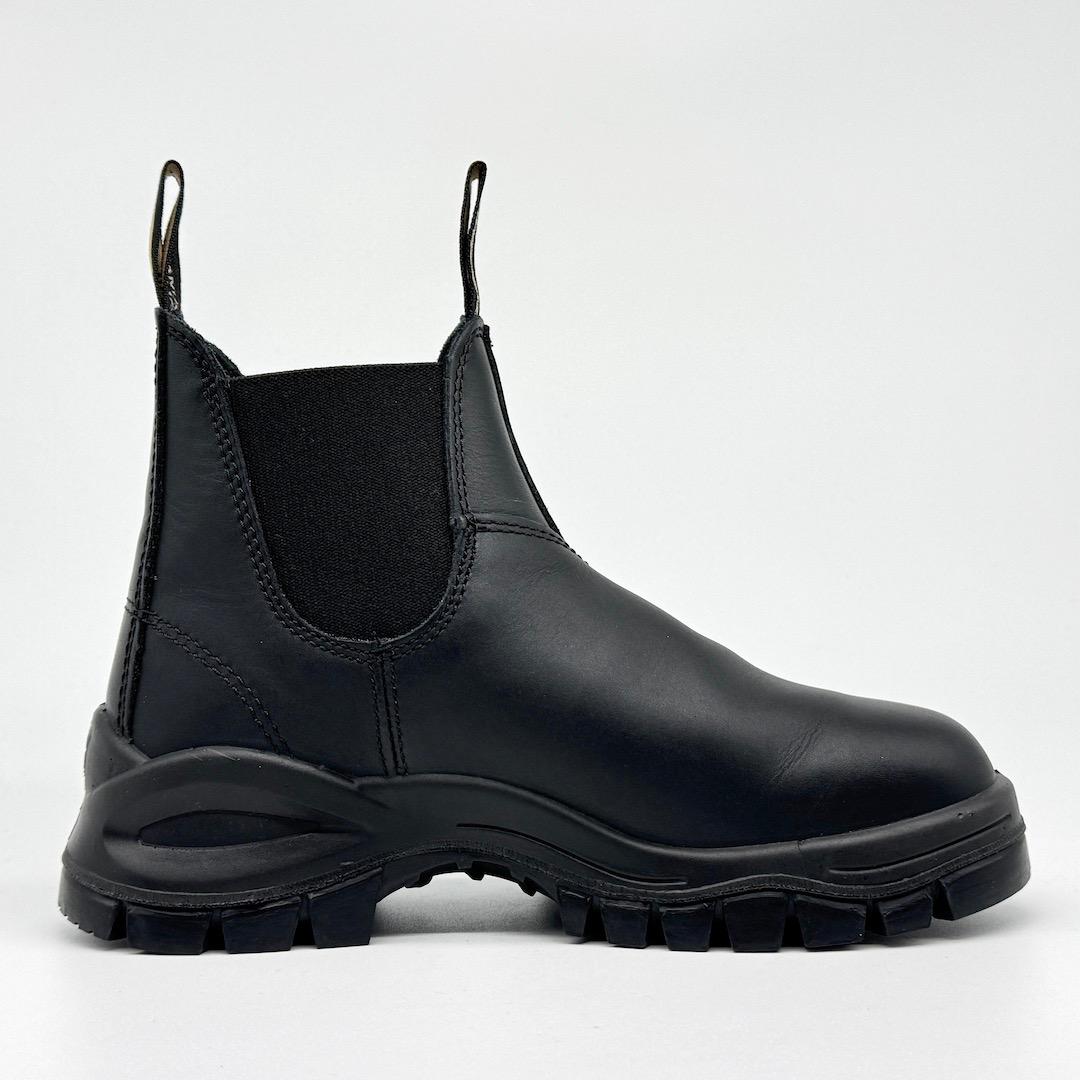 美品 Blundstone ブランドストーン ラグブーツ サイドゴア 3 黒