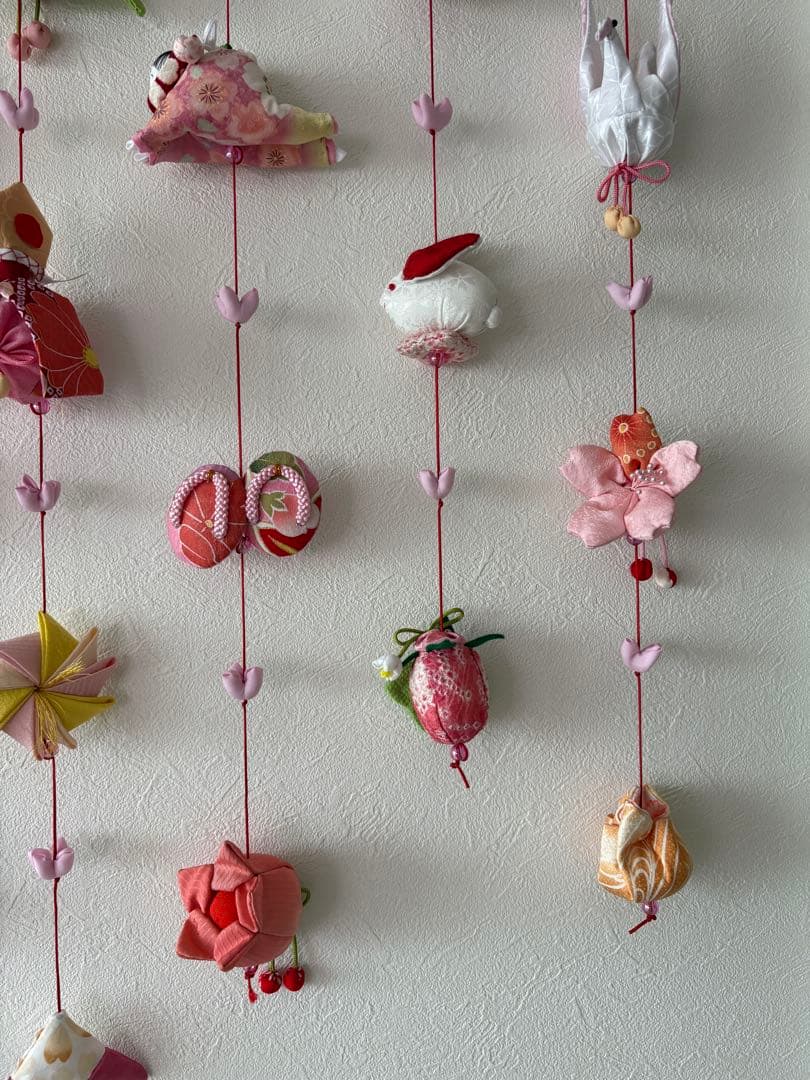 可愛いつるし雛No.167 壁掛けタイプ・ひな祭り・桃の節句・さげもんつるし飾り