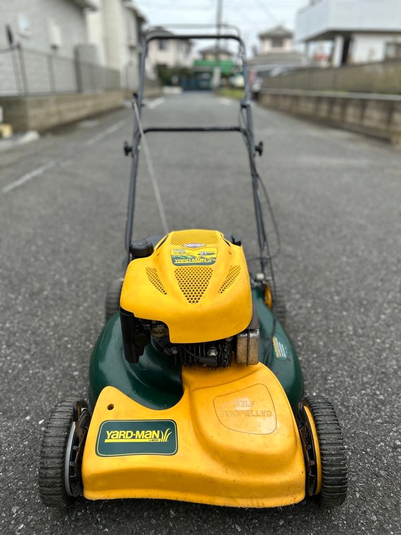 ヤードマン 自走式エンジン草刈機　人気あり、完全整備済み