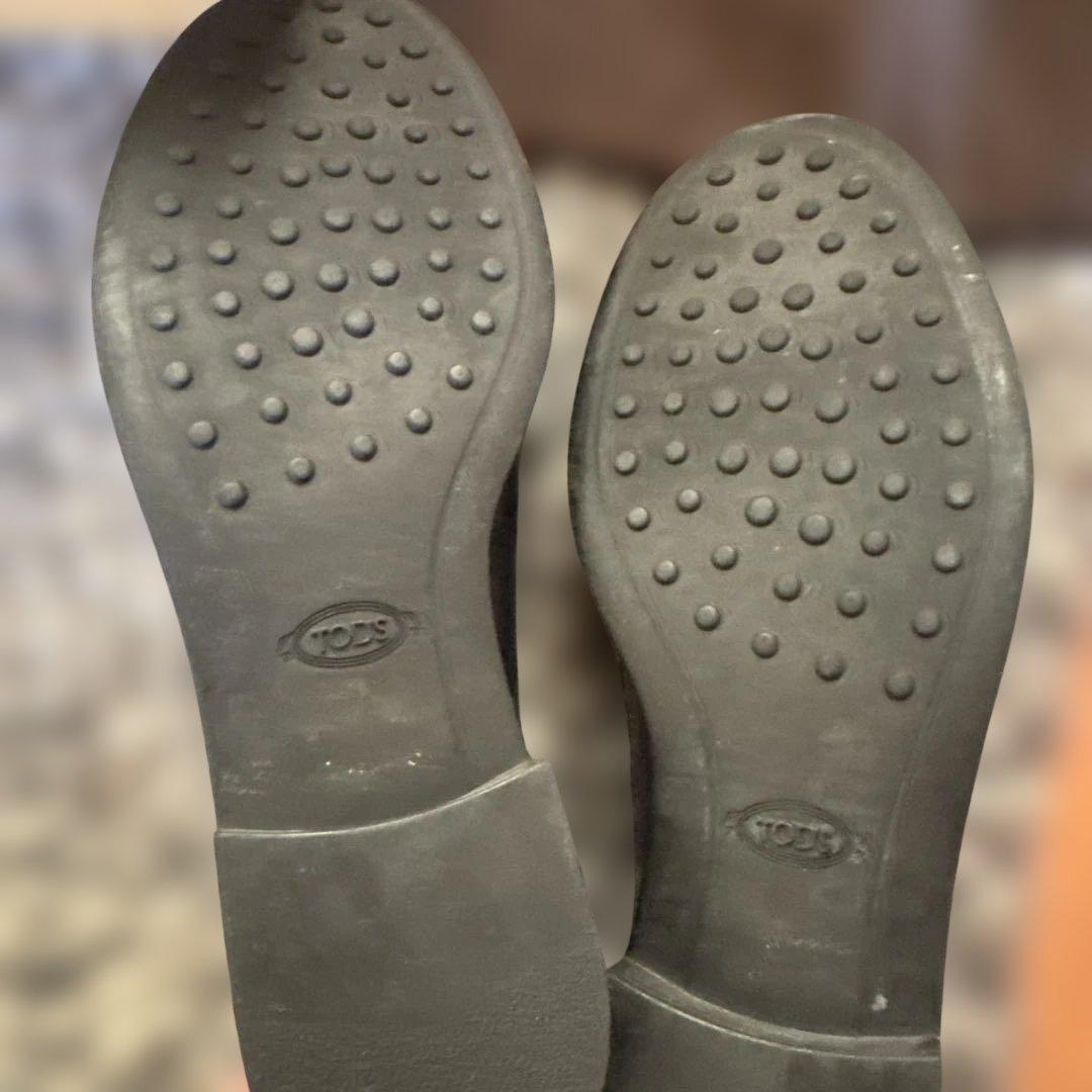 TOD'S トッズ　黒　タッセル　ローファー　24.5