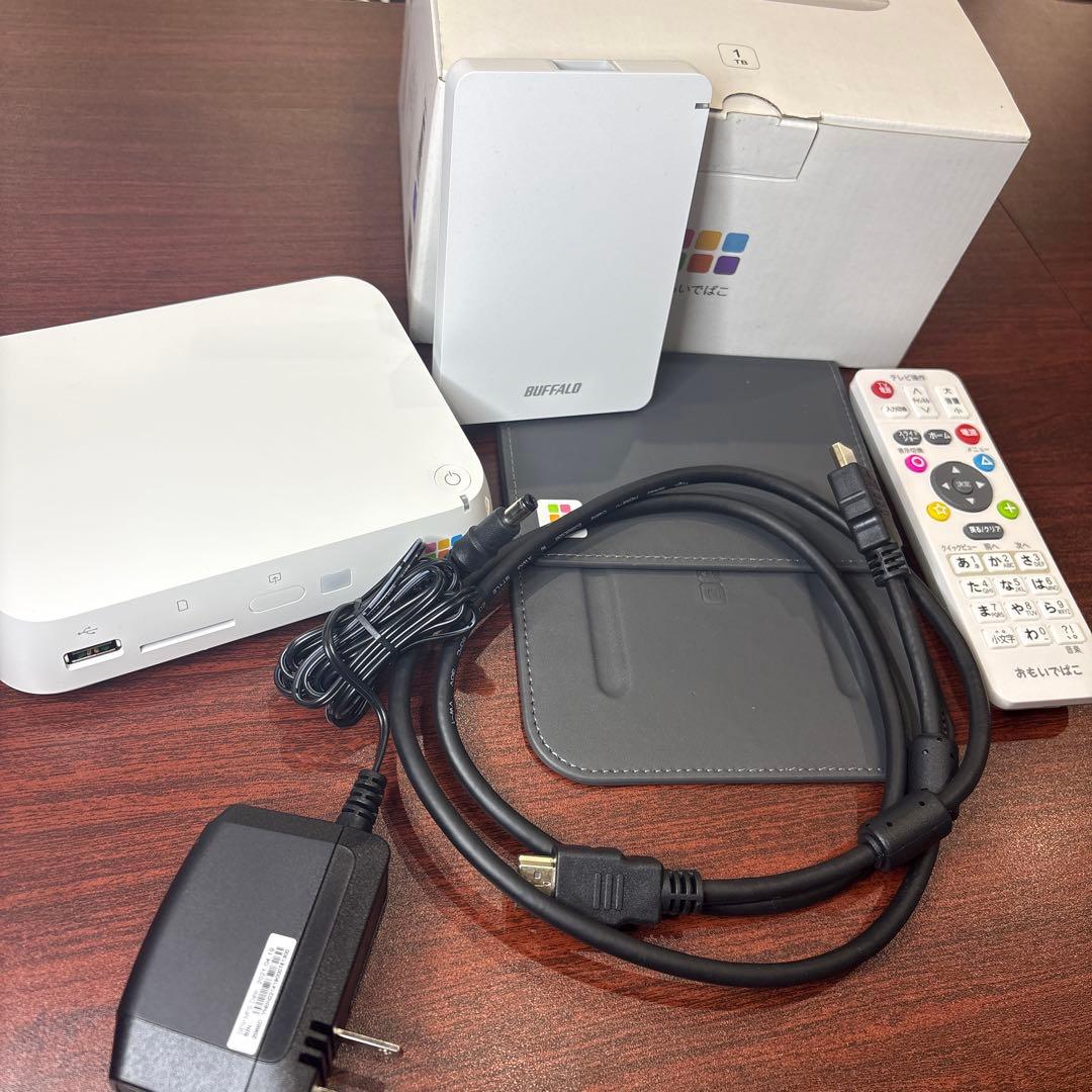 【ほぼ未使用・付属品完備】BUFFALO おもいでばこ 1TB PD-1000S