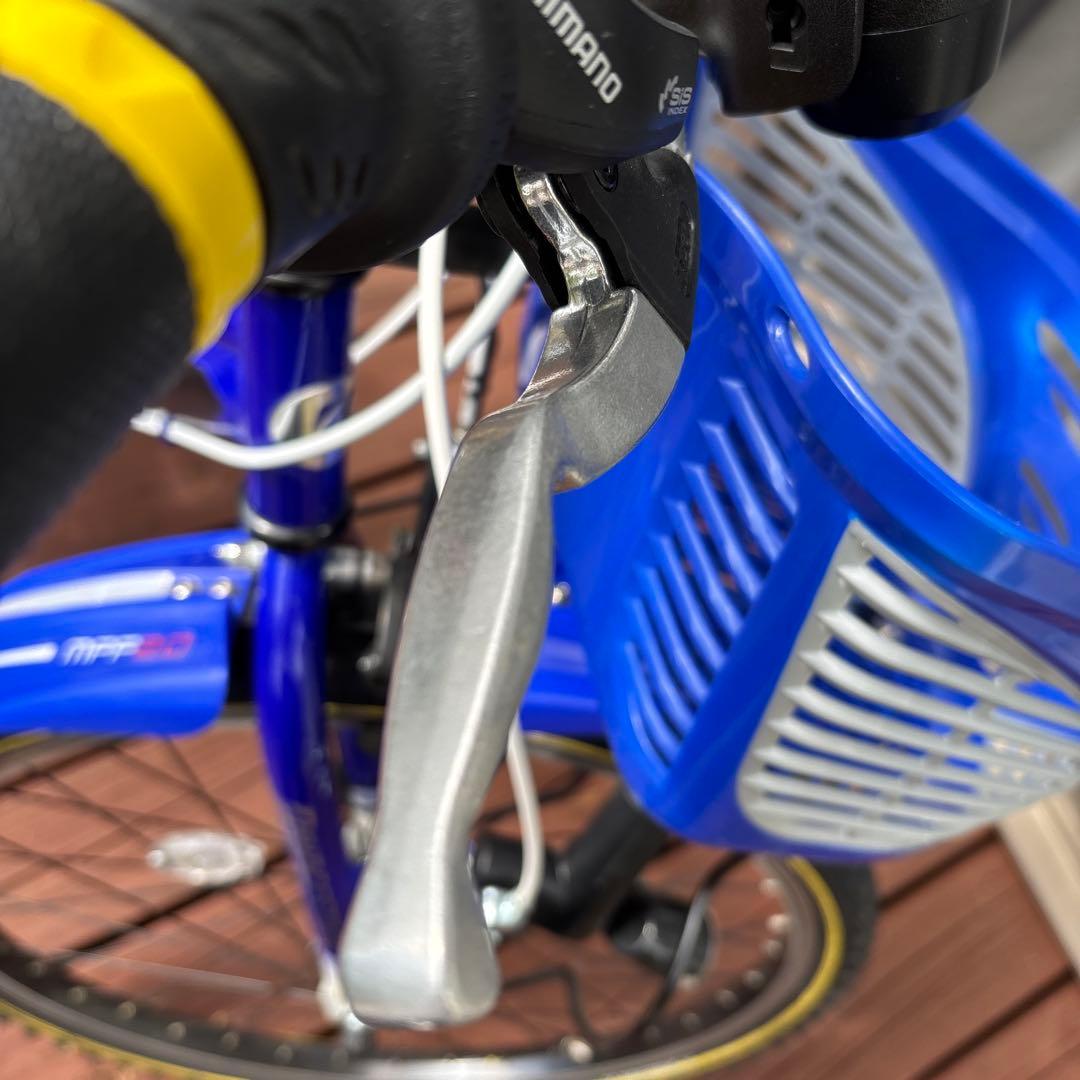 ブリヂストン 子供用自転車 青　24インチ　7段変速ギア