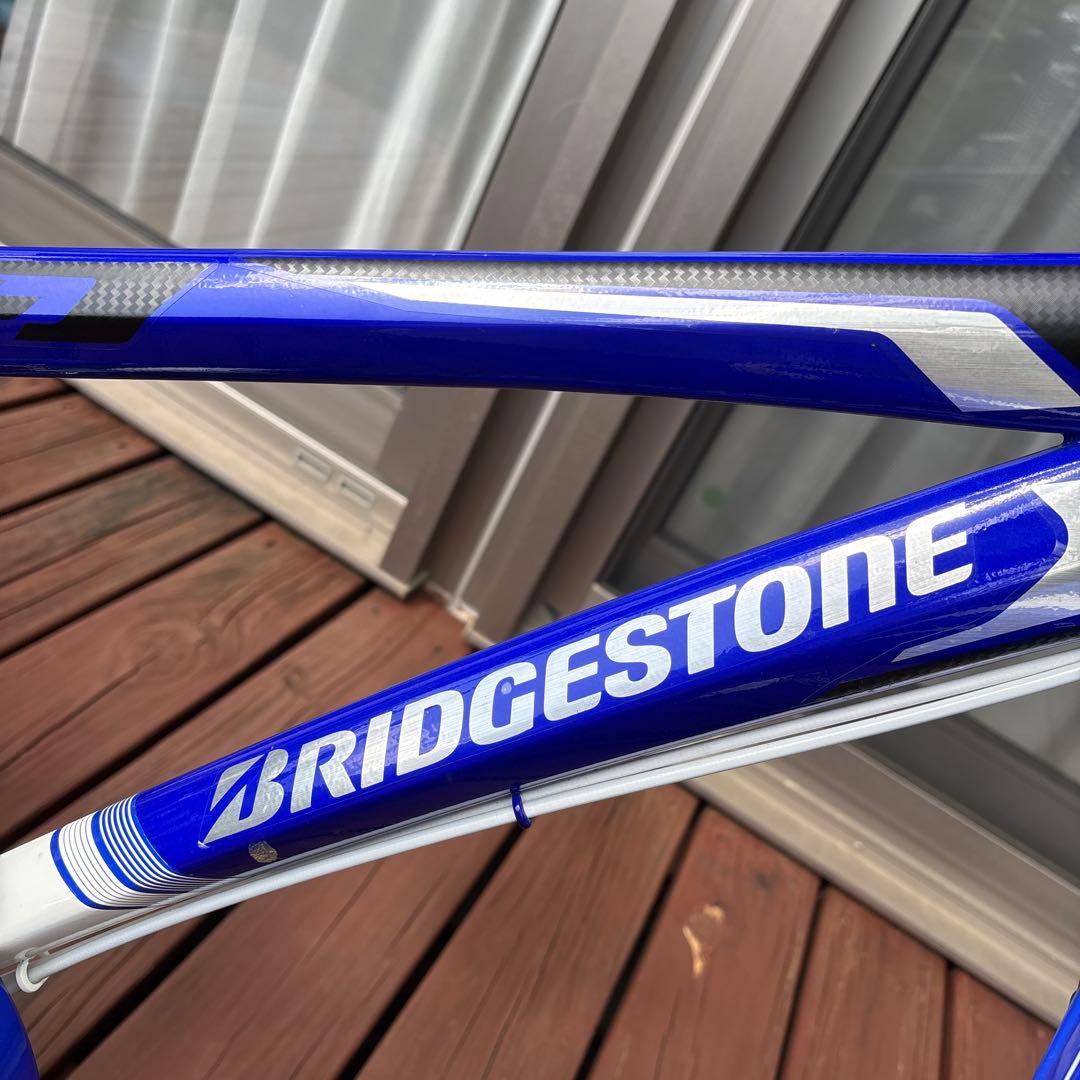 ブリヂストン 子供用自転車 青　24インチ　7段変速ギア