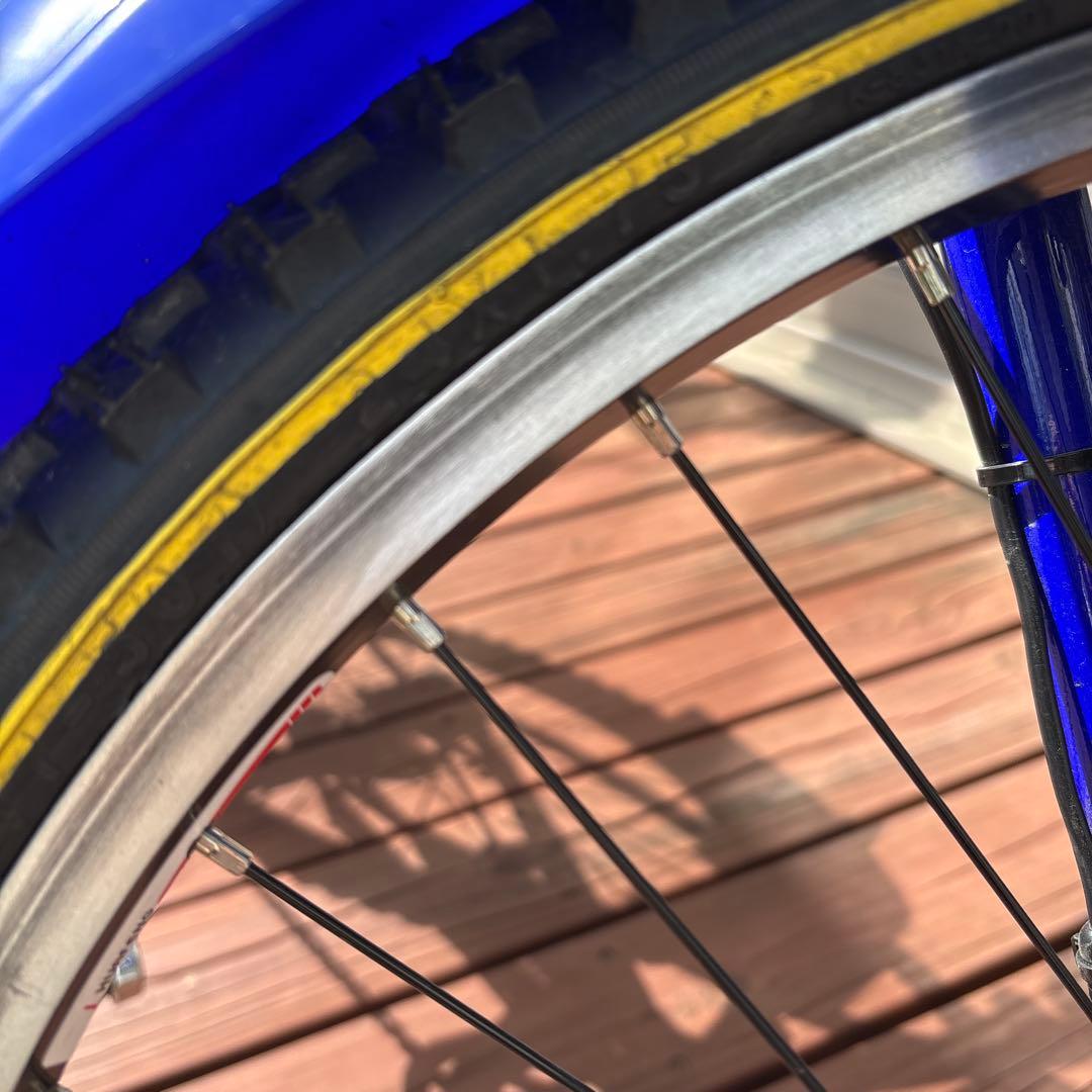 ブリヂストン 子供用自転車 青　24インチ　7段変速ギア